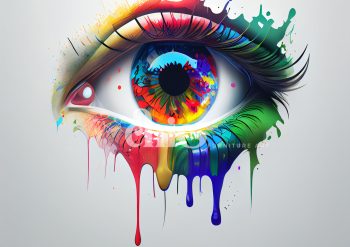 Print On Demand A1/A2/A3 Eye Decoupage Paper Paper Craft Decoupage Papers for Furniture Poster Quality